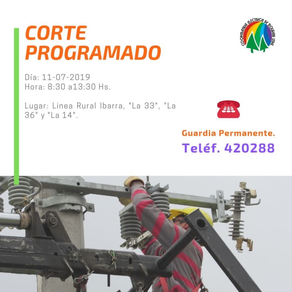 Tareas de Mantenimiento en líneas de Media Tensión.