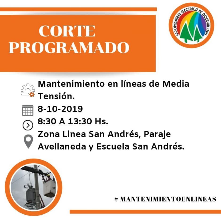 Mantenimiento en Líneas de Media Tensión.
