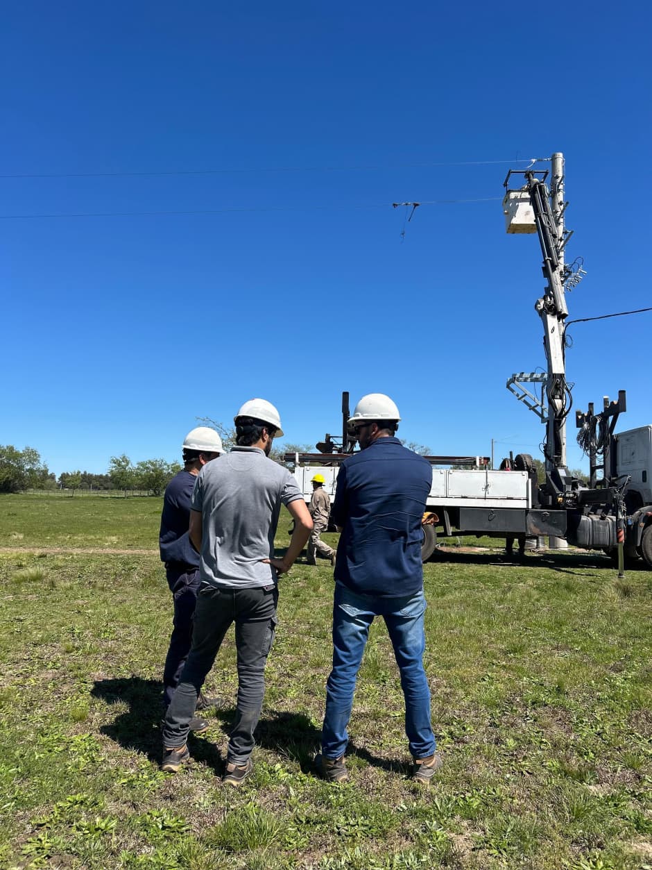 Nueva extensión de red eléctrica para nuevos loteos en zona urbana