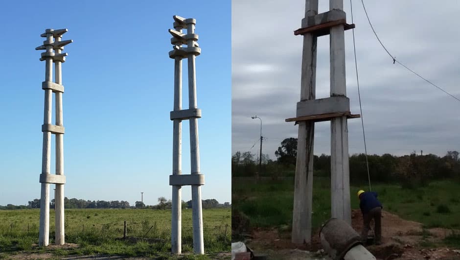Construcción nuevos alimentadores