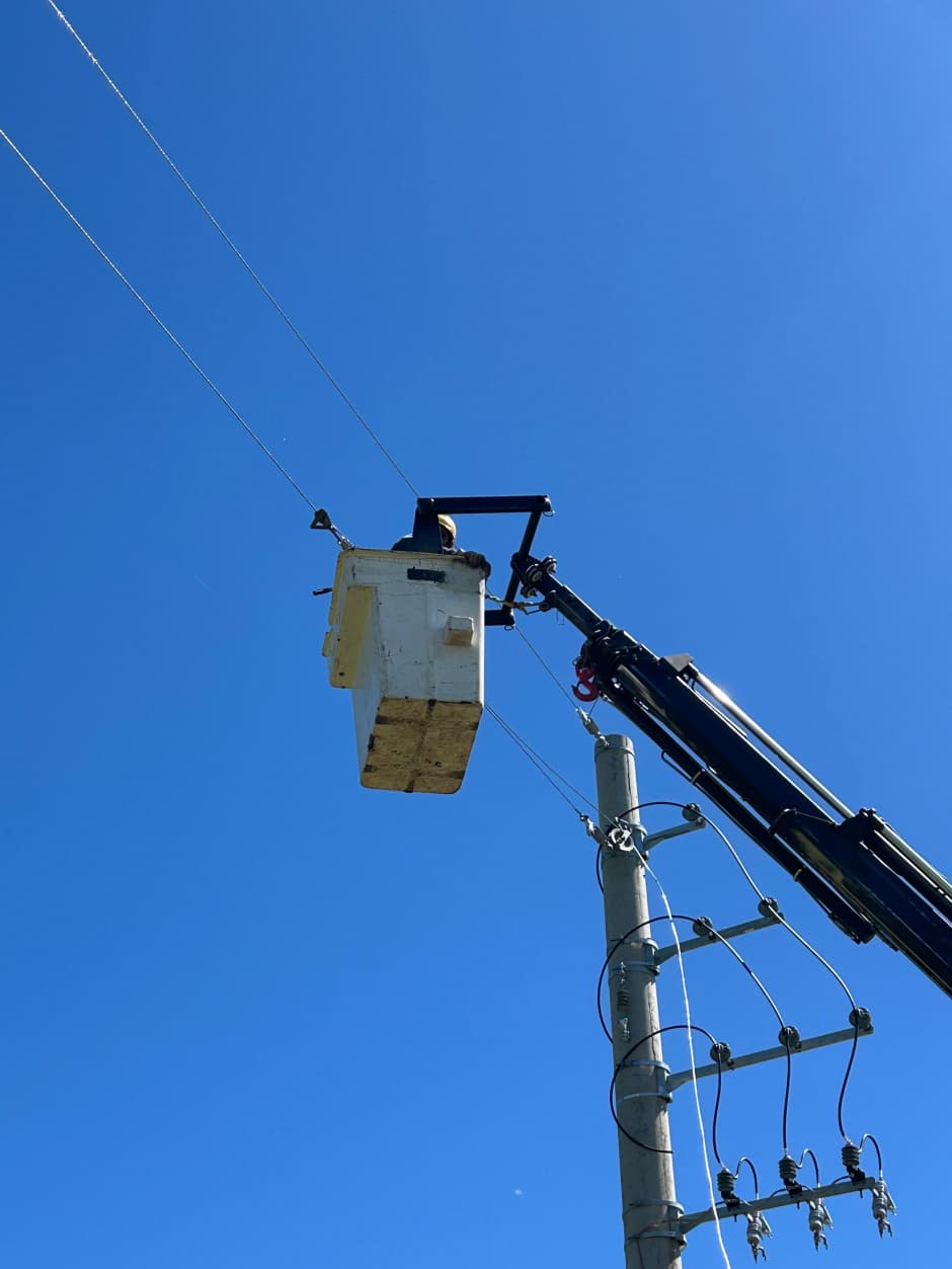 Nueva extensión de red eléctrica para nuevos loteos en zona urbana