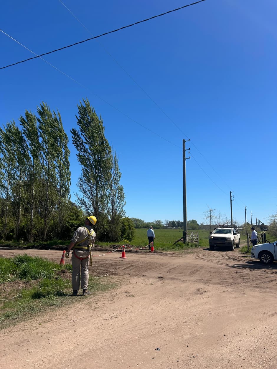 Nueva extensión de red eléctrica para nuevos loteos en zona urbana