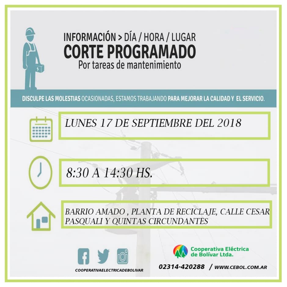 Informe de Servicio Eléctrico.