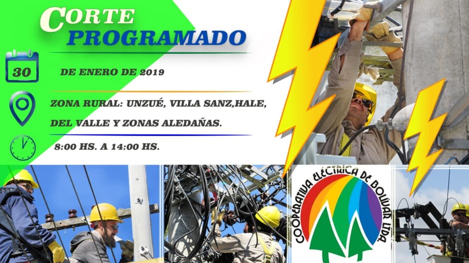Informe de Corte de Suministro Eléctrico, Programado.